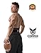 Copper Compression Gear Premium Fit Back Brace Lower Lumbar Support Belt. Adjustable for Men and Women. COMFORTABLE Copper Infused Back Wrap Perfect for Working or Playing Sports (Waist 28