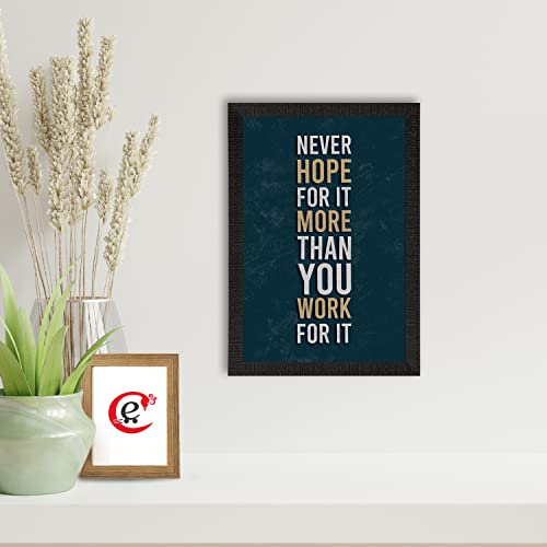 eCraftIndia Hope Motivational Quote Satin Matt Texture Uv Art Painting