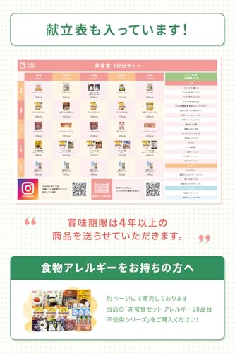 MIRAI SAVER 非常食 5日分セット の商品画像 4
