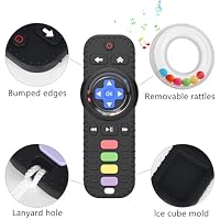 Fu Store Silicone Baby Teether Toys for 0-12 Momths Remote Control Rattle — image 3