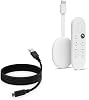 Cable BoxWave compatible con Google Chromecast con TV - DirectSync - USB 3.0 A a USB 3.1 Tipo C, cable de carga y sincronización USB C - 6 pies - negro 1