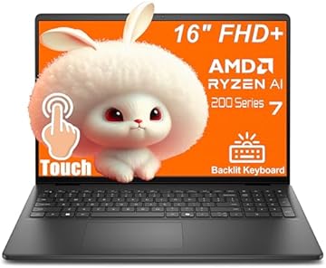 Pro 16 Touchscreen Laptop Computer - (Replaces Latitude 3550) - Intel Core Ultra 7 265U & AI for Business, 16" IPS Display, 16GB DDR5 1TB SSD, WiFi 6E, Bluetooth 5.3, Backlit Keyboard, Win 11 Pro