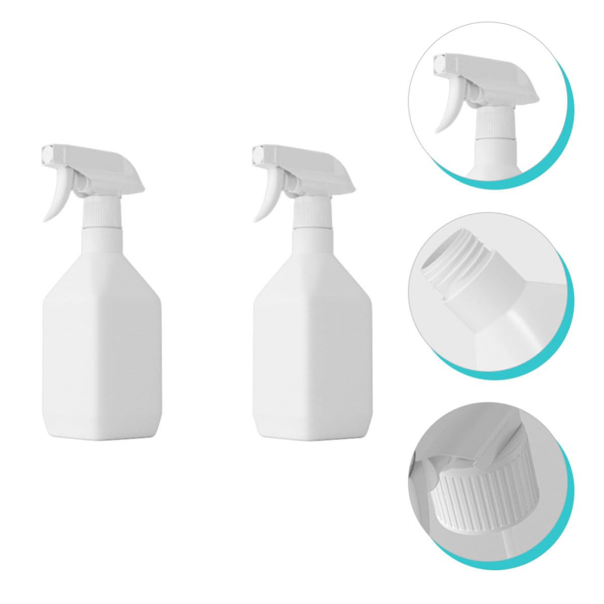 Healeved 2 Pezzi Bottiglie Spray 300ml in Pe per Acqua e Fiori Nebulizzazione Fine e Impugnatura Comoda per Parrucchieri e Bagno