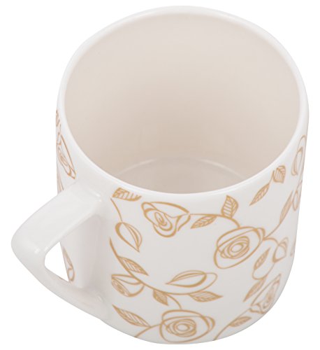 Image of Puja Medium mug with Bronze Rose Dance, 35008, Pack of 6
