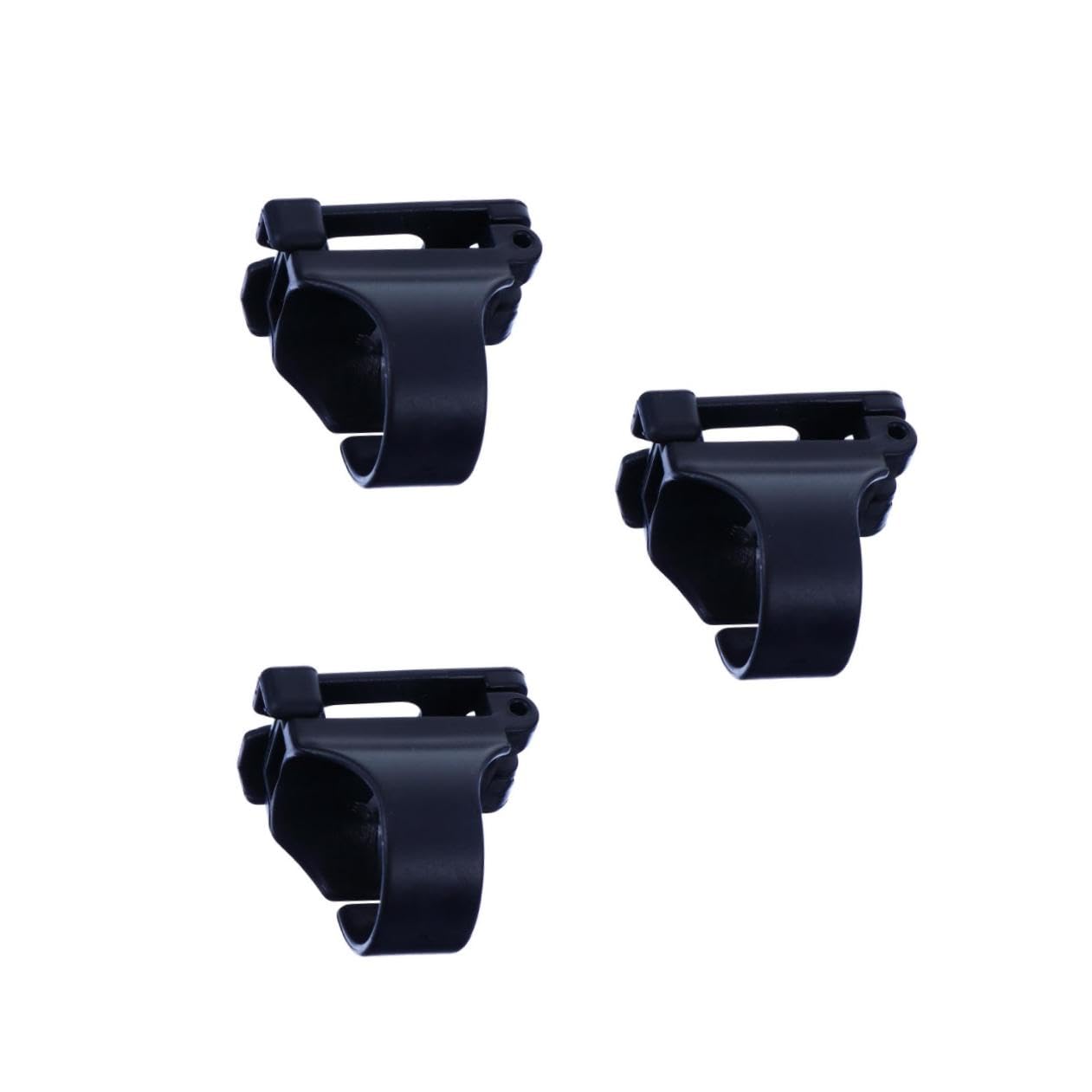 Yardwe 3 Sätze à 10 Stück Schnorchelschnalle Verriegelung Kindertauchen Einziehbar Masken Schnorchelhalter Nase Stopper Handhaben Flipper Mundstück Clip Drift Schnorcheln Plastik Black