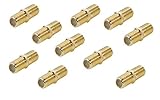 F-Stecker Verbinder HQ für Koaxialkabel, Sat - Antennenkabel, Sat Kabel, DVB-T