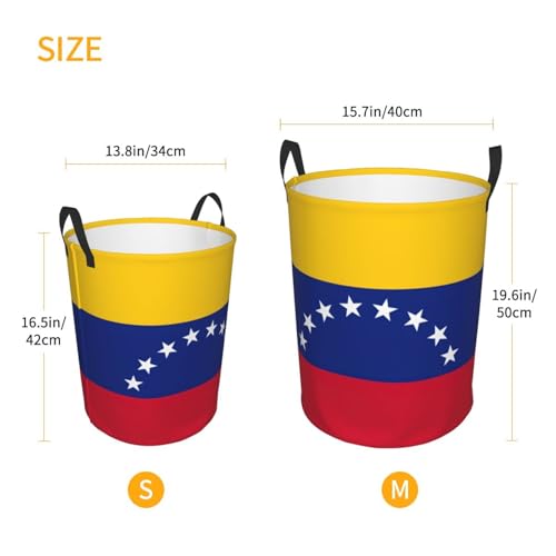 Panier à linge drapeau Venezuela pour ranger les couvertures
