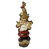 ❤Proper Size: Misst etwa 8,5 * 5,5 * 24 cm / 3,35 * 3,35 * 9,45 Zoll groß, ideal für jeden Garten, Garten oder Außenbereich im Innenbereich