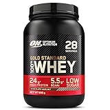 Optimum Nutrition ON Gold Standard Whey Protein Pulver, Eiweißpulver zum Muskelaufbau, natürlich enthaltene BCAA und Glutamin, Chocolate Hazelnut, 28 Portionen, 896 g, Verpackung kann Variieren