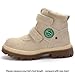 SPECIALGUEST Kids Work Boots Unisex Child Hiking Outdoor Shoes Lightweight Water Resistant Hook-and-loop closure Ankle Boot （Beige,13