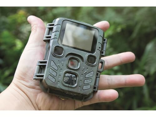 Technaxx Wildkamera mit Bewegungsmelder & Nachtsicht – Full HD 1080p Wildtierkamera mit PIR-Sensor, IR-LEDs für Nachtaufnahmen, 12 MP Fotos, 1,9” TFT Display – Testsieger Nature Wild Cam - TX-117