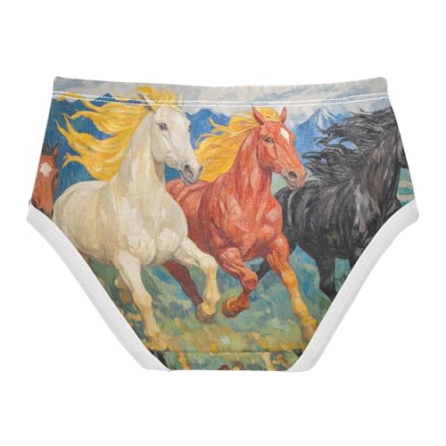 Horses Running Valley Toddler Girls's Underwear 2T 202b88882