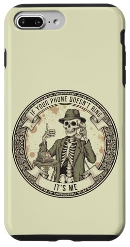 If your Phone Not Ring Its Me Inrovert Skeleton �X�}�z�P�[�X iPhone 7 Plus/8 Plus �p
