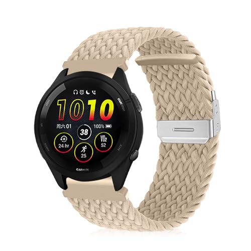 Niboow 22mm Strap for Garmin Venu 3/Venu 2/Vivoactive 4/Forerunner 265/Forerunner 255/Forerunner 255 Music