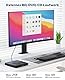 Bluray Laufwerk Extern, Externes Blu Ray Laufwerk FüR Pc Blu Ray Brenner Extern Mit USB 3.0 Und Typ-C CD/DVD Brenner Blu Ray Player FüR Pc Mit Windows MacOS Laptop Und Desktop