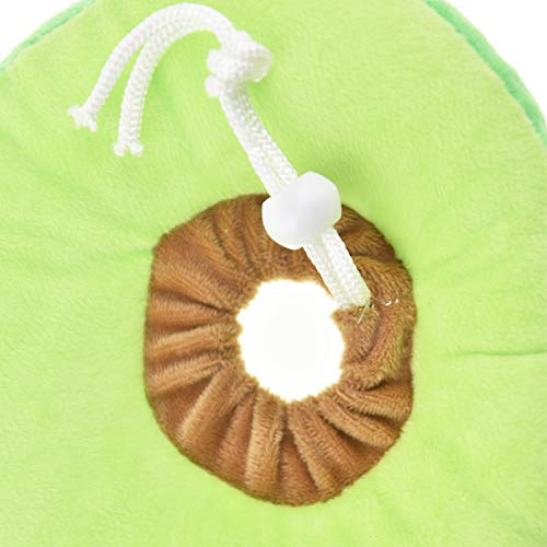 FLAdorepet Kaninchenschutzkegel für nach Operationen, Elizabeth Halswiederherstellungshalsband für Kleintiere, Hasentoast, Avocado-Kostüm (klein (1 Stück), Avocado)