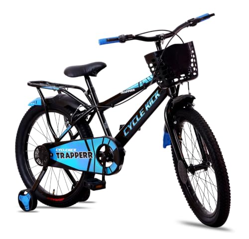 Image of Trapperr 16T 16 inch Kids Cycle with Side Wheels | Ideal for 4 to 6 Years Boys & Girls Kids Bike | 11 Inches Frame