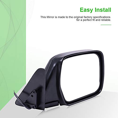 Scitoo Passenger Right Door Mirror Fit 1996-1998 For Lexus Lx450 1990-1997 For Toyota Land Cruiser (1990 Built After 2/90 Production Date) Power Adjusted Manual Folding Side Mirror #TOP2