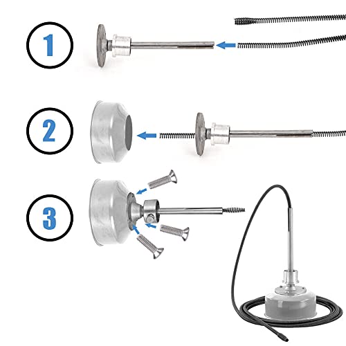 Rohrreinigungsmaschine XIIW mit 500W Motor für Rohre Ø30-100mm