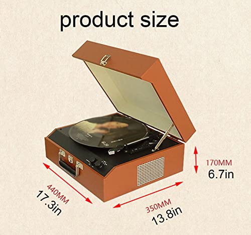 Tourne-disque Bluetooth Valise portable Tourne-disque avec haut-parleurs stéréo Platine à entraînement par courroie à 3… - Les Beatles, Paul McCartney, John Lennon, RIngo Starr, George Harrison Tourne-disque Bluetooth Valise portable Tourne-disque avec haut-parleurs stéréo Platine à entraînement par courroie à 3… – Image 6