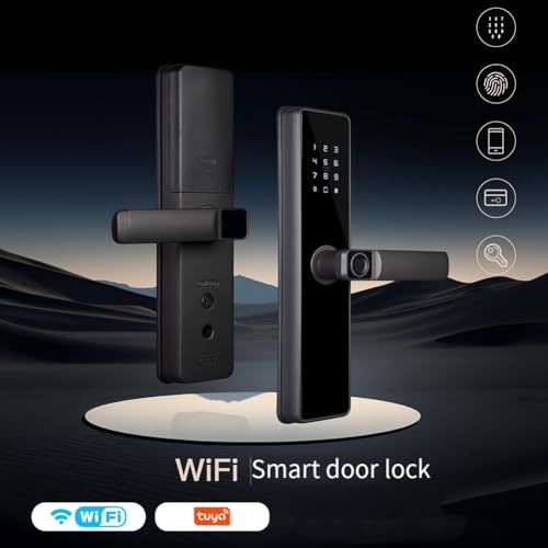 Serrure connectée ZigBee Tuya à code et empreinte pour porte intérieure - 4
