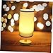 Ergonomic Design Small Bedside Lamp Japanese Style Table Light Fabric Shade for Bedroom Living Room USB-Powered Decor