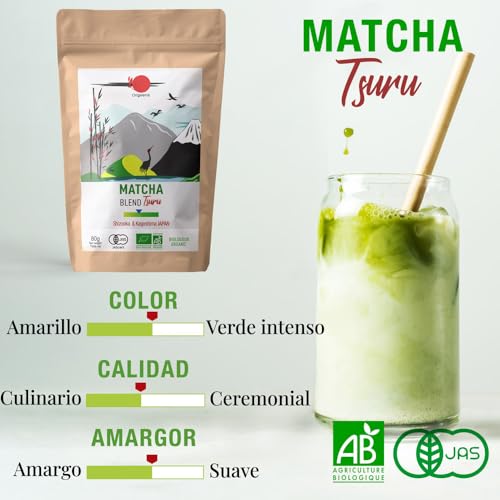 Miniatura 8 de Origeens Te Matcha Kit Con Cuenco Te Matcha Artesanal Portugal , Té Matcha Bio Japonés, Batidor Chasen - Matcha Tea Kit