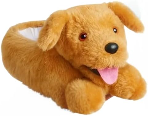 Pantufa Cachorro Infantil Adulto Para Inverno Anti Derrapante Bor...