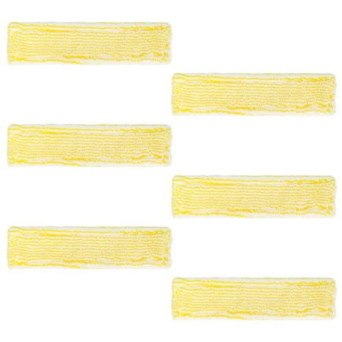 6 Stück Ersatz für Kärcher Fenstersauger - Mikrofaser Wischbezüge für Kärcher WV2 WV5 Fenstersauger Zubehör Pads für Flexibles Handdüse, Ersatzteile und Zubehör für KärcherFensterreiniger