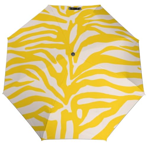 Parapluie imprimé tigre jaune rose de qualité supérieure léger et résistant aux intempéries
