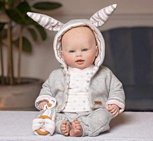 Muñecas Guca - Pop Reborn Celia met roze, 46 cm, meerkleurig, 46 cm (18013)