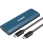 MAIWO USB to M.2 NVMe and SATA SSD Enclosure Adapter, Type-C USB3.1 Gen 2 10Gbps Support UASP, fo...