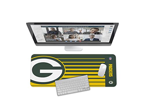 Image of SOAR NFL Unisex Multifunctional Desk Mat for Desktop, (31.5 inchx12 inch) - Ultra Soft Fabric with Non-Slip Rubber Backer - Water Resistant & Durable Nylon Stitching - Officially Licensed NFL, Desk Pad