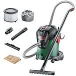 Bosch 06033D1270 AdvancedVac 20 Wet and Dry Vacuum Cleaner with Blowing Function, Green