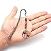 Jovivi Antique Copper Metal Bookmark Beading Bookmarks with Handmade 7 Chakra Healing Crystals Tree of Life Tumbled Gemstones and Round Beads