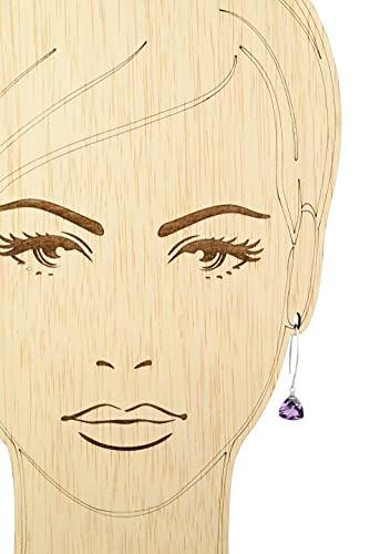 Purple Amethyst Trillion Quartz Sterling Earrings3