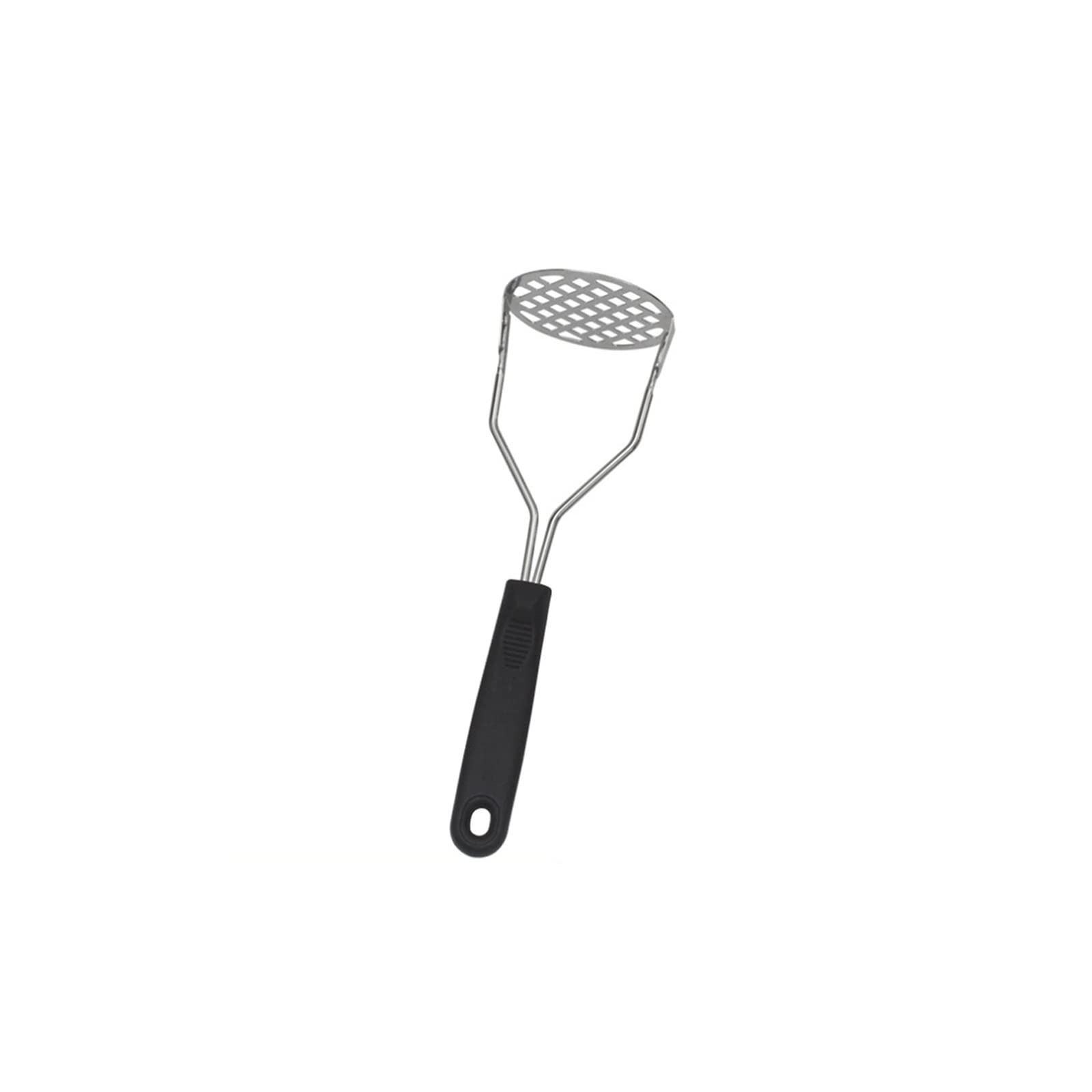 Kartoffelstampfer aus Edelstahl, manuelle Kartoffel-Knoblauchpresse, Kartoffelstampfer, Kartoffelbrecher, Obstmaschine, Küchenhelfer-Stampfer