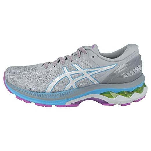 ASICS Dam Gel-Kayano 27 löparsko, turkos, 6 UK (6 EU), Digital aqua rent silver, 41.5 EU