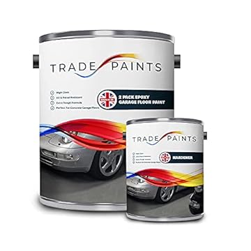 2 Pack Epoxy Garage Floor Paint - 5 Litres (Black)
