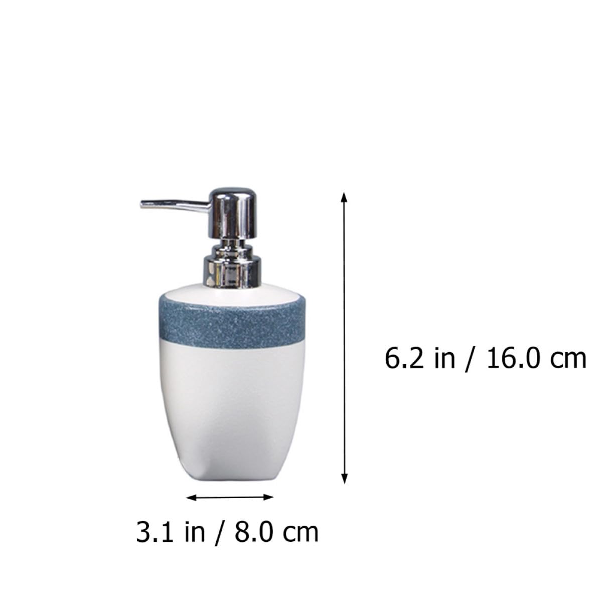 Badezimmer Zubehör Rutschfestes Design Keramik Blau mit Seifenspender Organizer und Zahnputzbecher Stilvolles Badaccessoire Vier Stück für Hotel und Haushalt