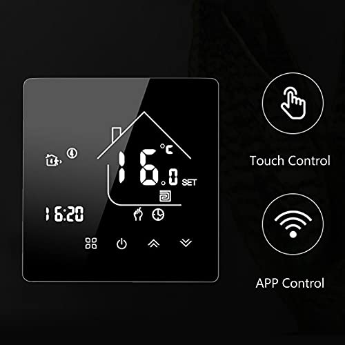 Mastlend Wifi Smart Thermostat Programmable Electric Underfloor Heating Radiator Thermostat App & Touch Control Indoor Constant Temperature Controller Lcd Display Digital Thermostat #TOP5