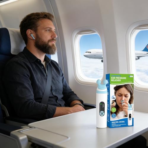 Oreilles bouchées en avion éliminées via ce soulagement de pression LED