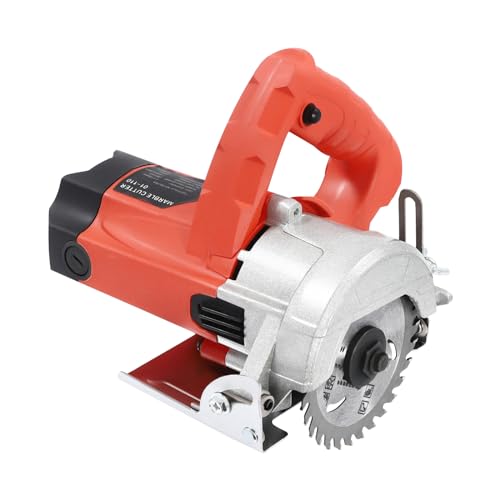 Betonsäge Steinsäge Steintrennmaschine Betonschneider Steinschneidemaschine Handgeführte Trennschleifmaschine 1580W für Holz und Stein 110mm Sägeblatt, 0-45° verstellbar