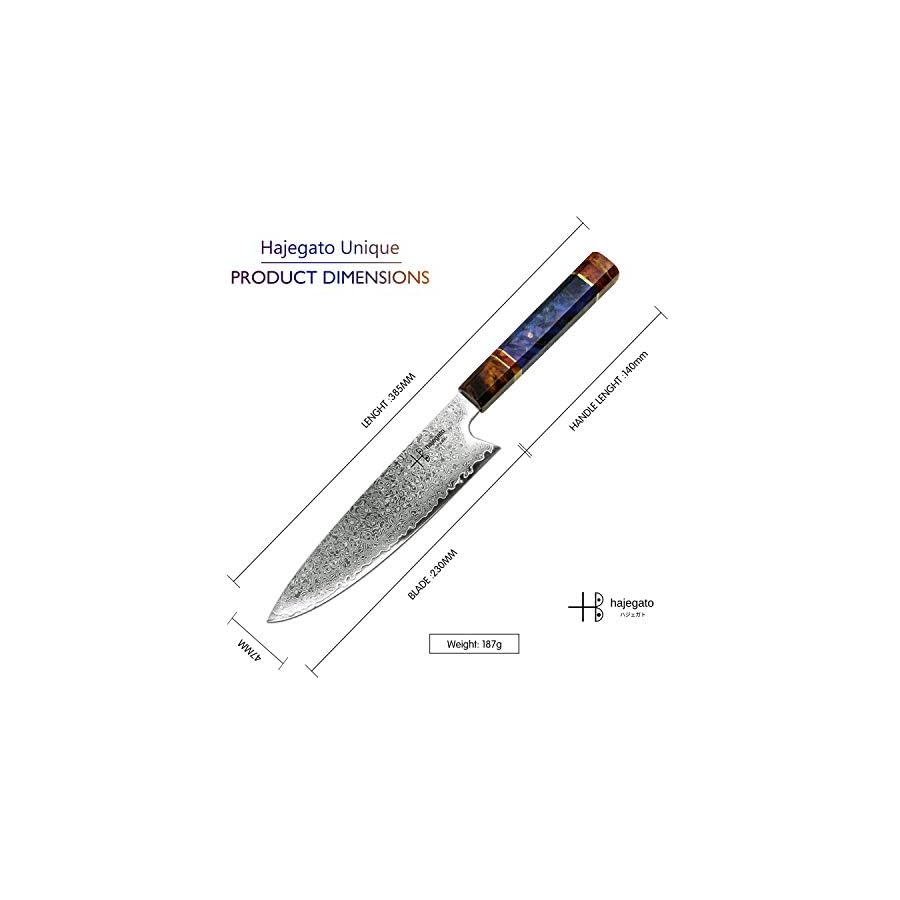Damascus-Chef-Knife-Gyuto-Hajegato-Unique-One-Of-Kind-Handle-Professional-8-Inch-Japanese-Chefs-Kitchen-Knife-Vg10-67-Layers-Damascus-Steel-Knive-with-Sheath hajegato Damascus Chef Knife Gyuto Unique One Of Kind Handle Professional 8 Inch Japanese Chefs Kitchen Knife Vg10 67 Layers Damascus Steel Knive with Sheath