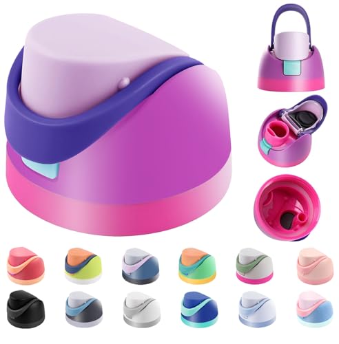 Replacement Lid for Owala Freesip, Compatible with 16oz 24oz 32oz 40oz Owala Cup, Leakproof One Button Replacement Cap for Owala Top Accessories, BPA Free
