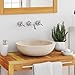 vidaXL Bathroom Basin, Vessel Sink, Countertop Vanity Sink, Handmade, Naturally Varied Color Tone, Smooth Surface, Easy Assembly, Cream Ø15.7x4.7 Marble Round