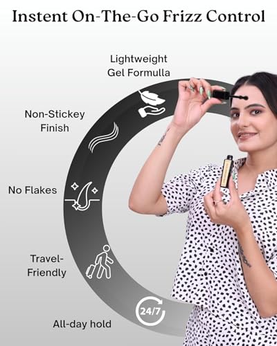 Image of Hair Finishing Stick - Anti-Frizz Baby Hair Fixer & Flyaway Tamer - Non-Greasy Hair Stick for Broken Hair (15ml, Regular)
