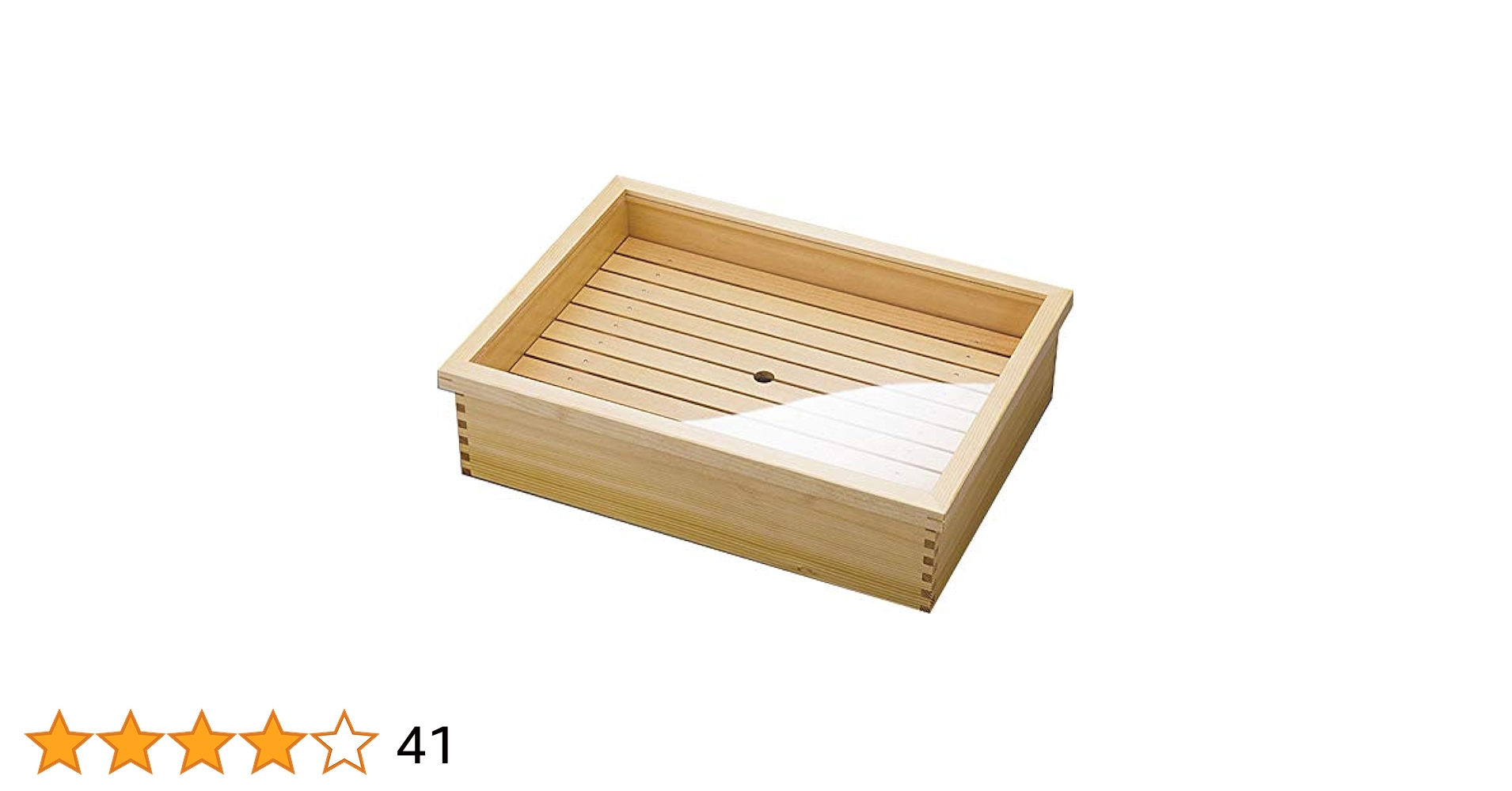 ヤマコー（用美）木製ネタケース（ネタ箱）目皿•アクリル蓋付き ネタ箱（小）目皿・アクリル蓋付 ヤマコー : くら助 - 通販