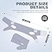 OHELEEP Anti Snore Chin Strap for CPAP Users, Snore Stopper Adjustable, Chin Strap for Sleeping Comfortable Stop Snoring Solution, Anti Snoring Devices Breathable and Reusable, Gray, M
