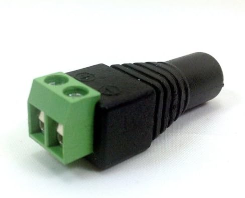STRIP LIGHT CONNECTOR **FEMALE CONNECTOR WHICH EASILY ALLOWS ALL LED STRIPS/TAPE LIGHTS TO BE CONNECTED TO A 12V POWER ADAPTER**